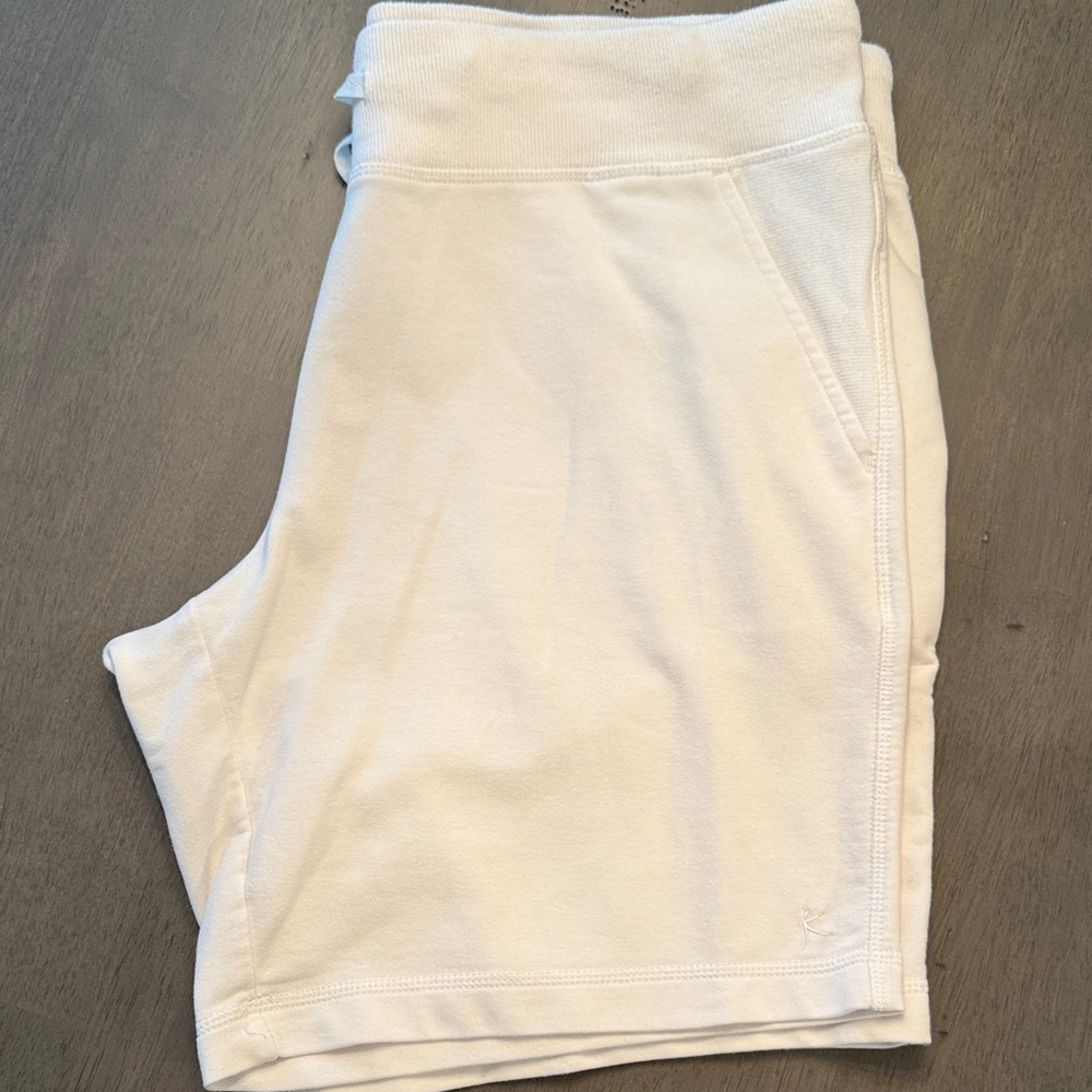 Danskin Women's Classic White Athletic Shorts - Picture 7 of 8